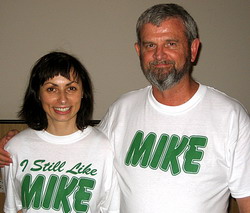The Morrows at the Czech lectures, 2006.