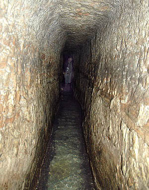 Hezekiah's Tunnel.