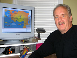 Matt Hennecke of Manna Bible Maps. Photo by Ferrell Jenkins.