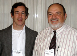David McClister and Tom Hamilton,  Biblical Studies professors at Florida College. Photo by Ferrell Jenkins.