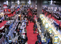 Small portion of the scholarly book display at the annual meeting of the SBL in Washington, 2007. Photo by Ferrell Jenkins.