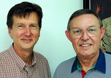 Dr. Mark Wilson and Ferrell Jenkins in Izmir (biblical Smyrna). Photo by Leon Mauldin.