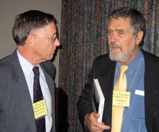 Dr. Bryant Wood and Dr. Leen Ritmeyer at the annual meeting of the NEAS, Washington, DC, 2007. Photo by Ferrell Jenkins.